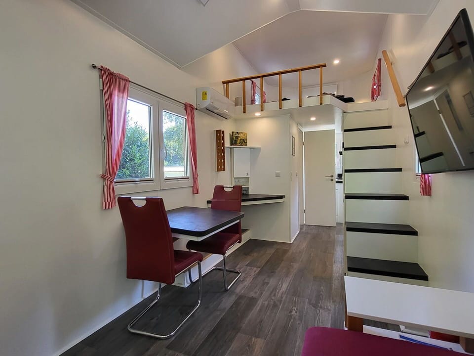 Interior Design, Flooring, Floor, Ceiling, Room, Furniture, Wood Stain, Hardwood, Living Room, Cabinetry