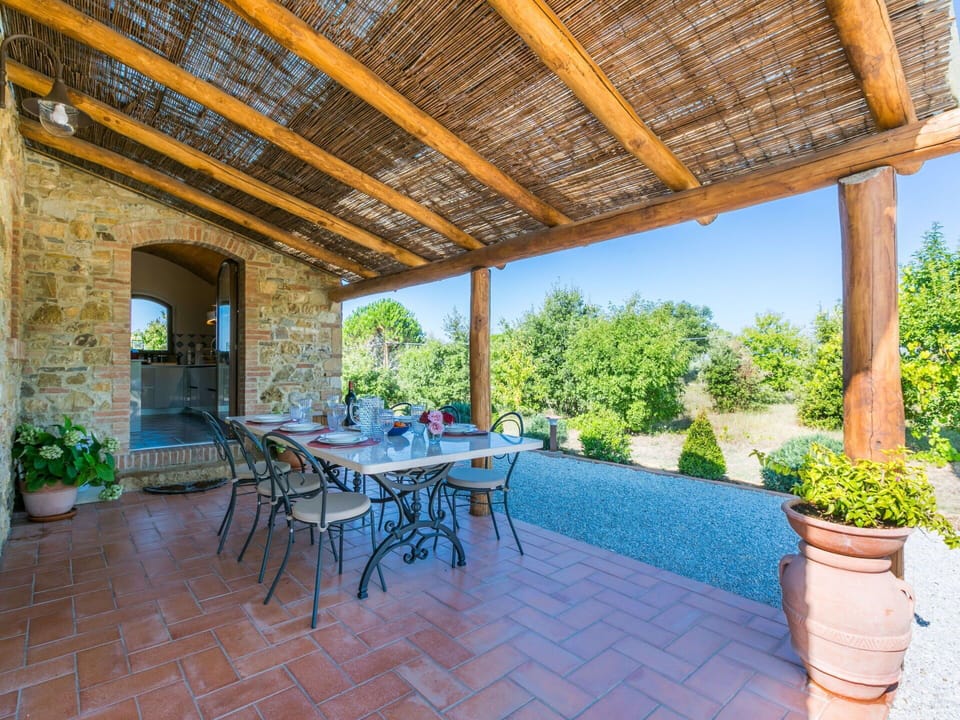 Outdoor Furniture, Chair, Shade, Garden, Kitchen & Dining Room Table, Estate, Swimming Pool, Farmhouse, Patio, Eco Hotel