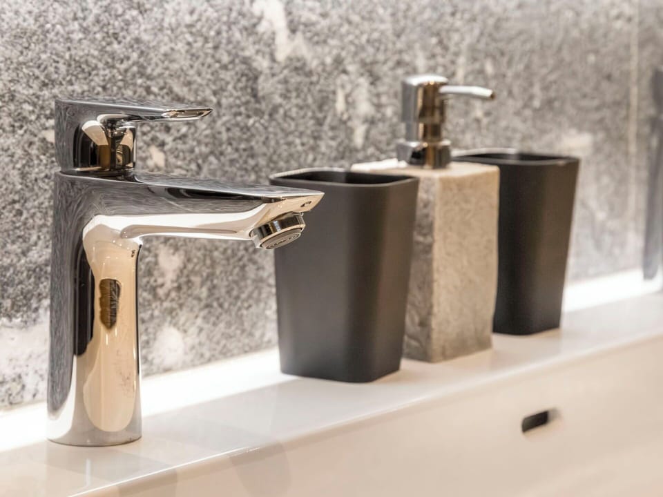 Plumbing Fixture, Bathroom Sink, Sink, Tap, Plumbing, Bathroom, Bathroom Cabinet, Countertop