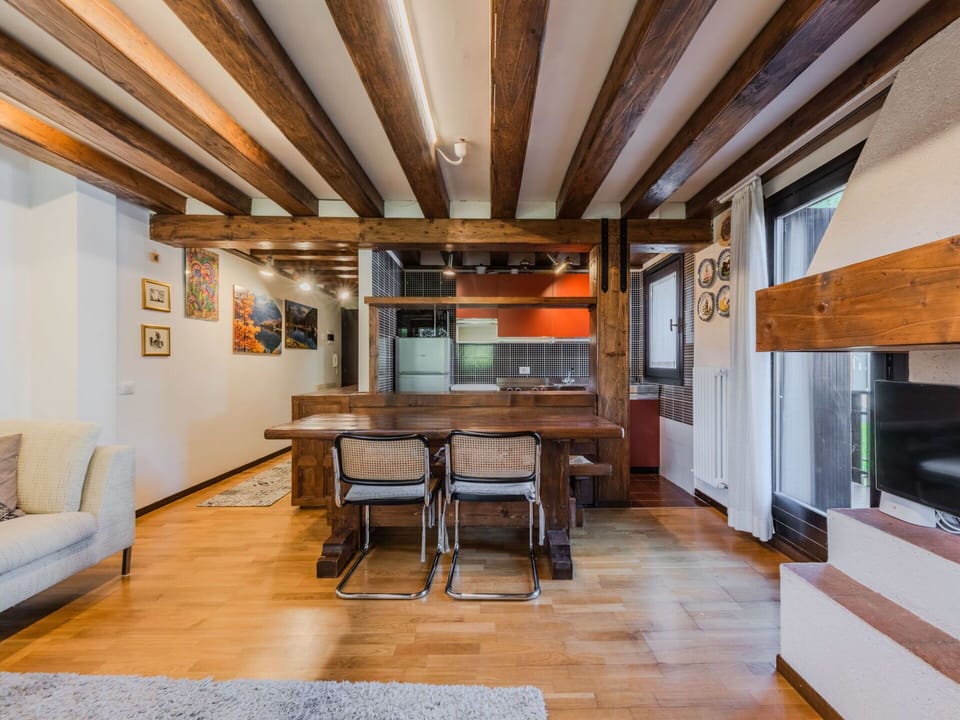Interior Design, Flooring, Furniture, Wood, Ceiling, Floor, Wood Flooring, Lighting, Home, Room