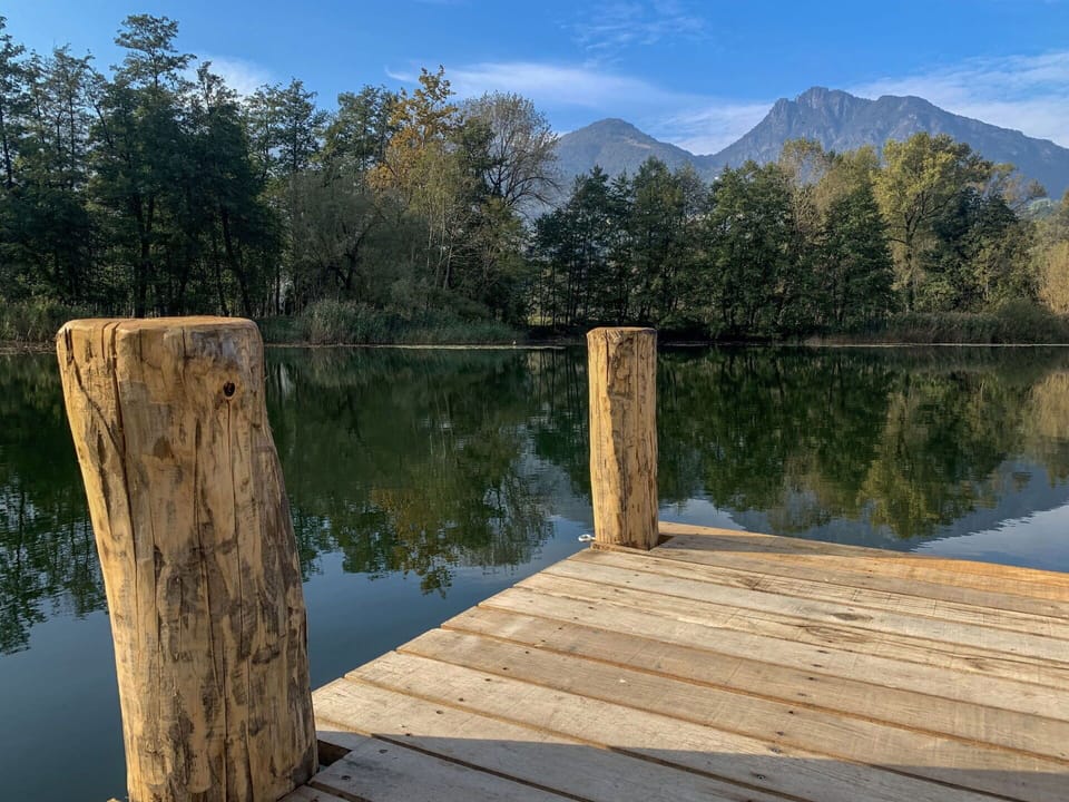Water, Nature, Wood, Natural Landscape, Reflection, Bank, Lake, Morning, Plank, Dock