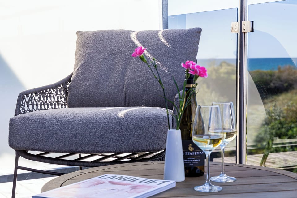 Terrace with Chair and Drinks