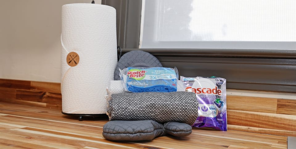 Kitchen cleaning supplies to get you started