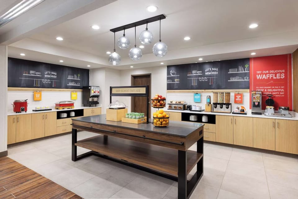 Start your day with a bright, abundant breakfast spread.