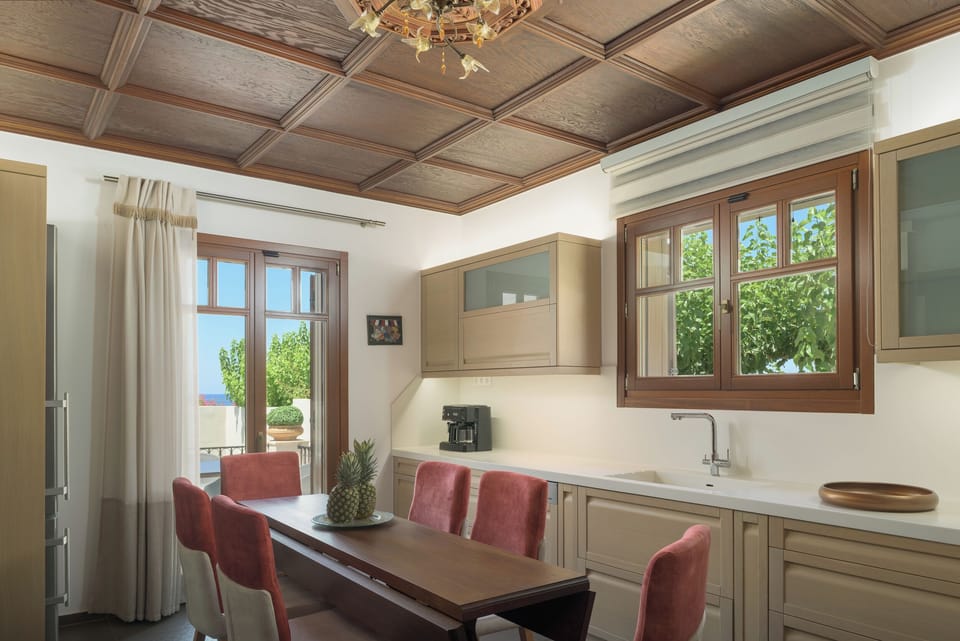 A fully equipped kitchen for culinary creations.
