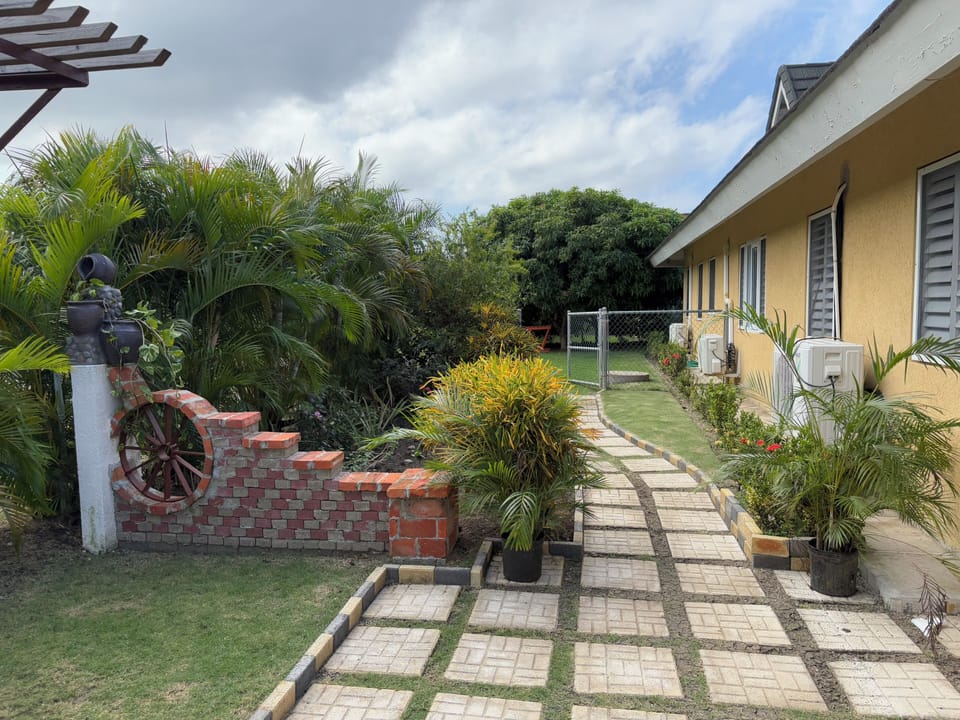 Entrance to private backyard
