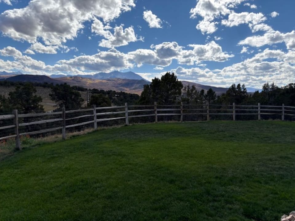 View from deck