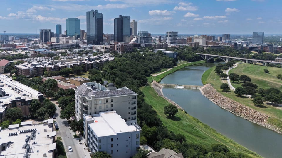 A beautiful view of downtown Fort Worth.