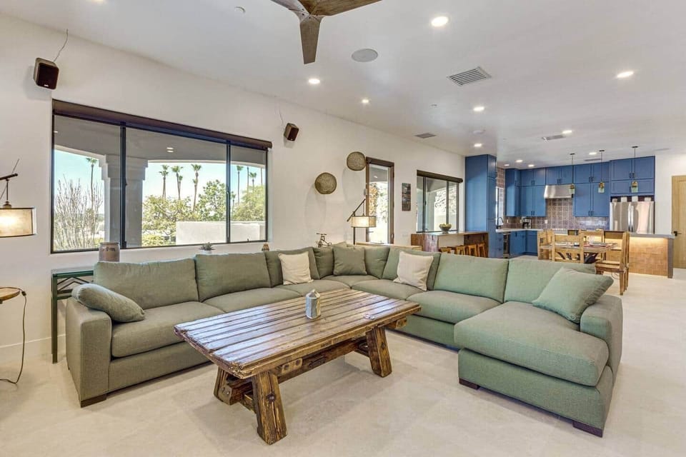 Open concept Living Room with views
