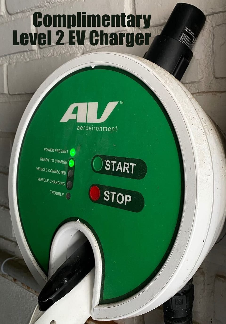 Complimentary Level 2 EV Charger