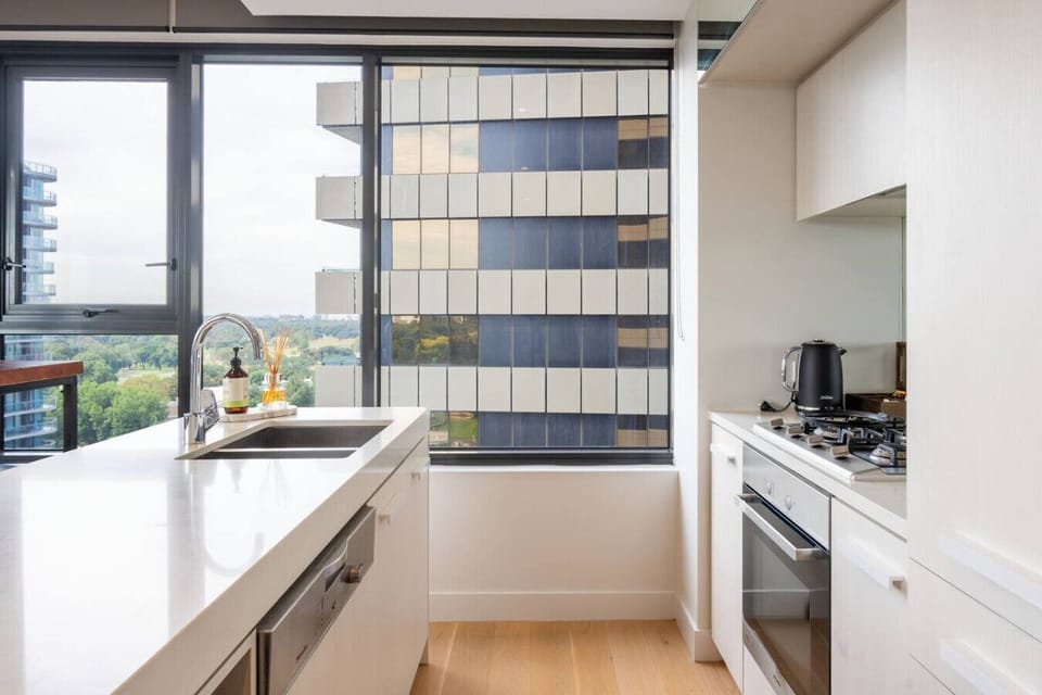 Cook with city views!