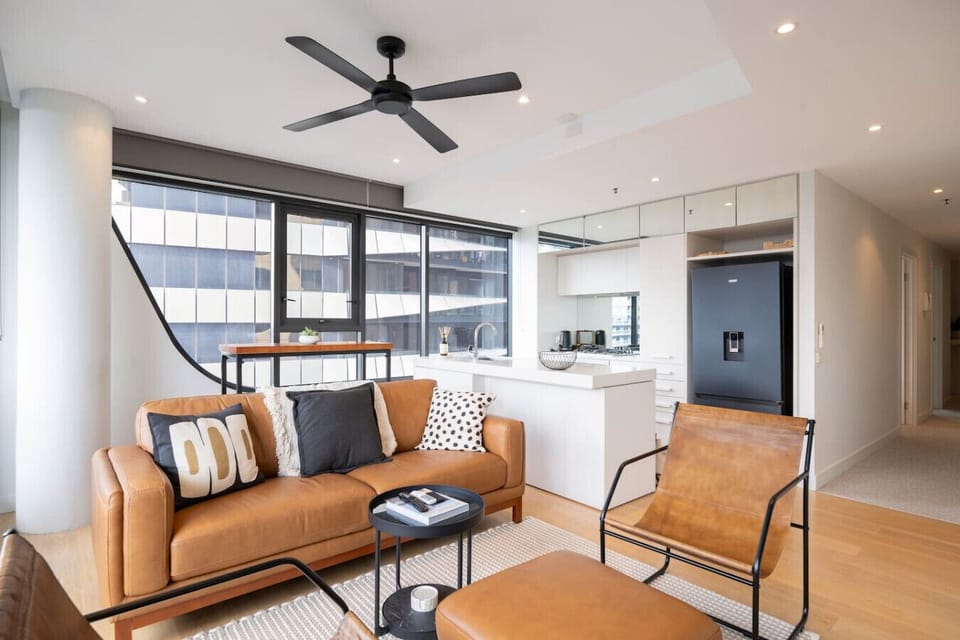 Living area con kitchen