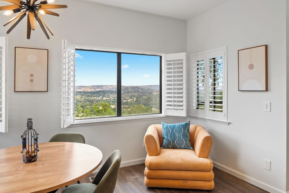 Views for days out all the windows in the Mid Mod!