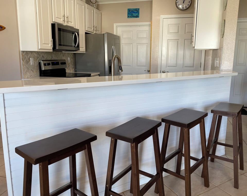 Barstools for extra seating