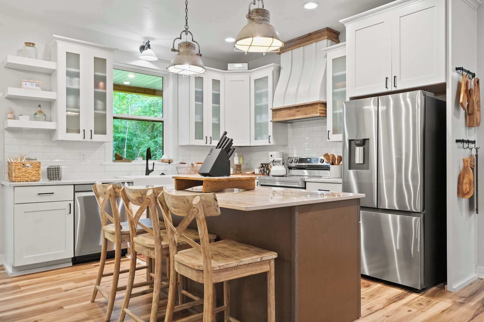 open concept kitchen