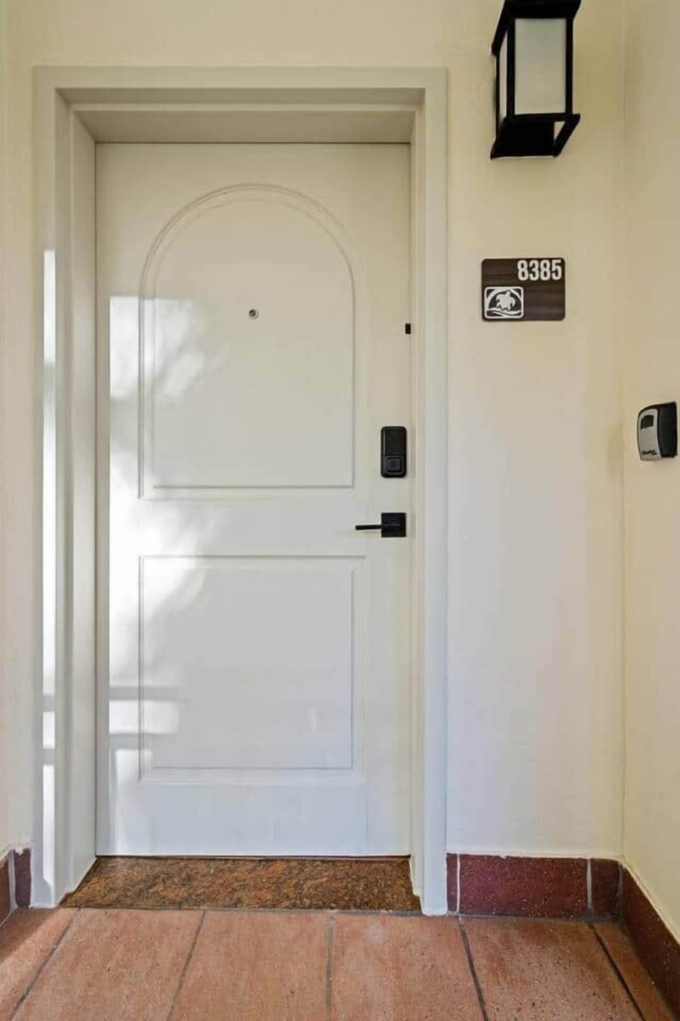the front door