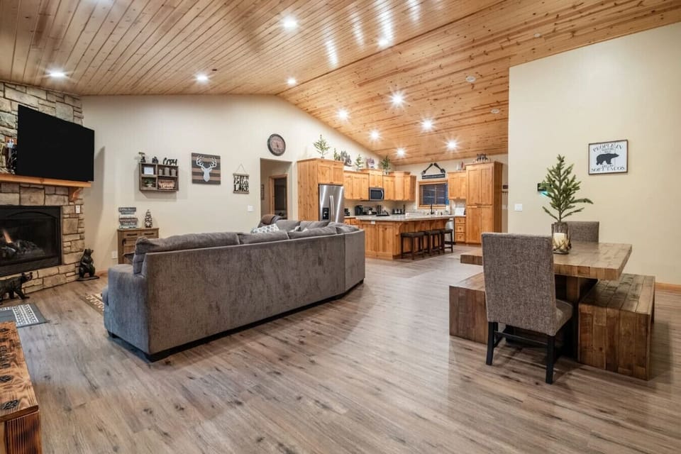 Embrace the spacious elegance of our open concept interior layout.
