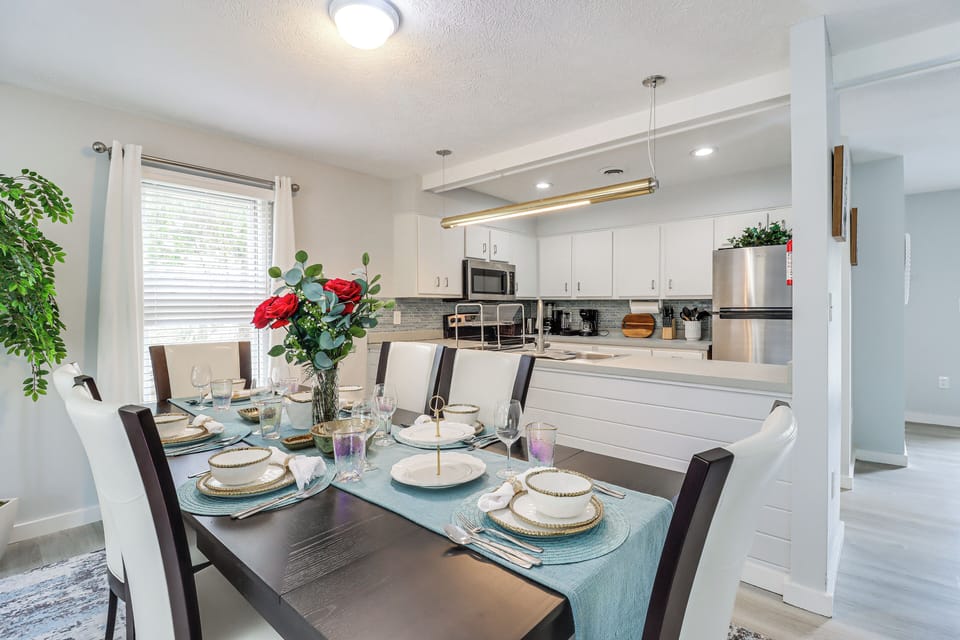 Dining Area | 1st Floor | Dining Table | Dishware/Flatware
