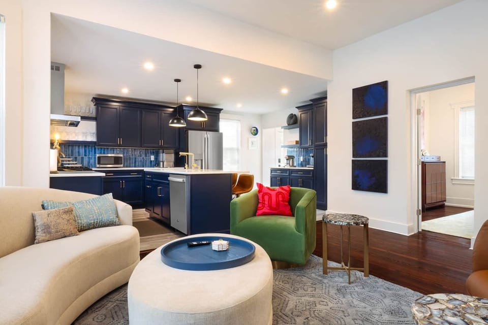Asbury Park Suset Oasis Open and Spacious Living Room