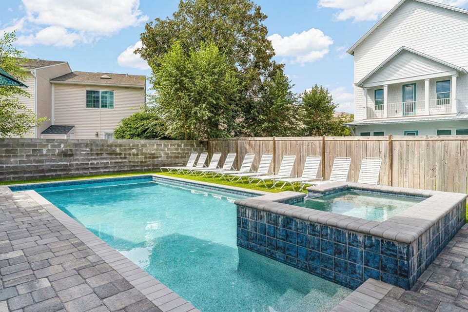 Backyard and Pool