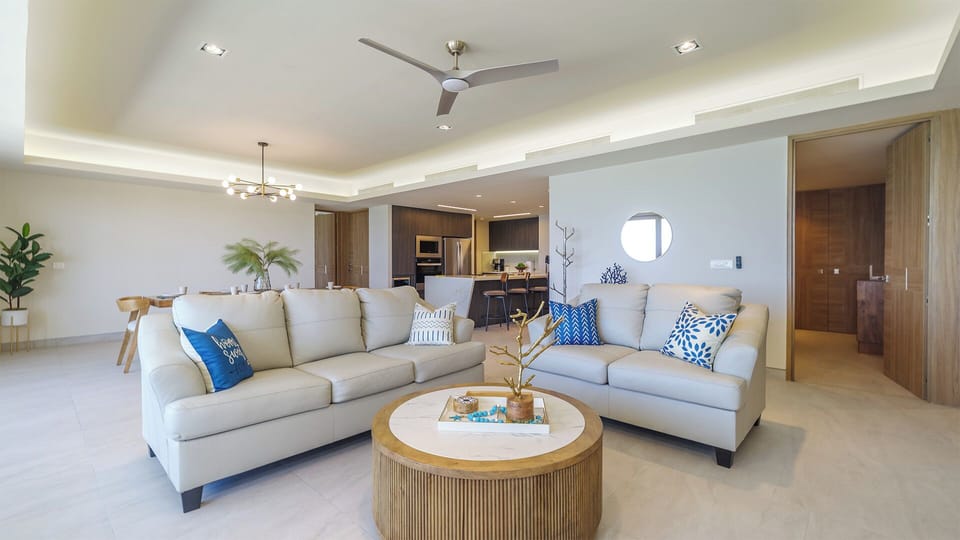 twin sofa in the living room