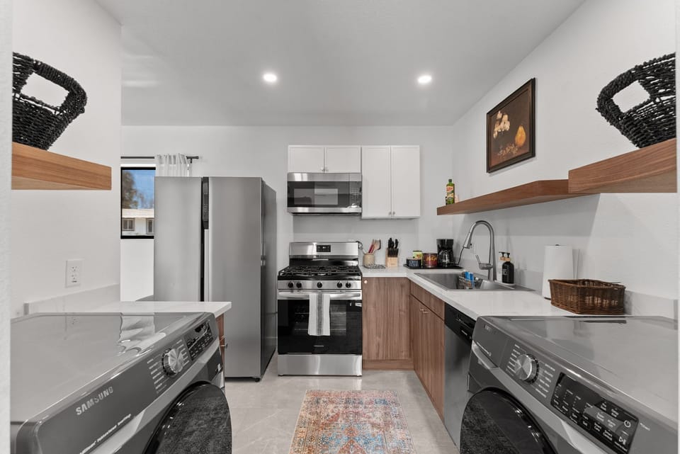 Modern kitchen with clean finishes