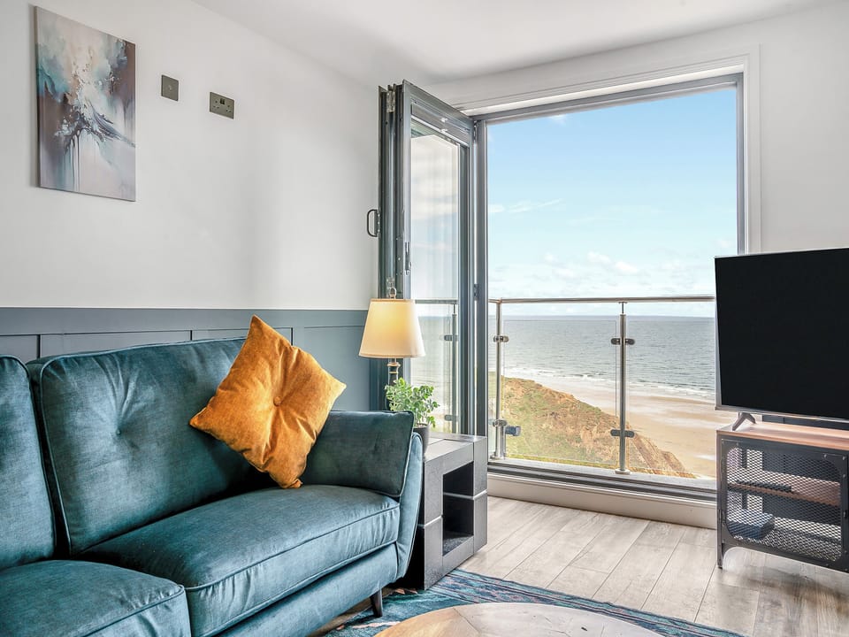 Living area | Penthouse North - Crakehall House, Saltburn-By-The-Sea