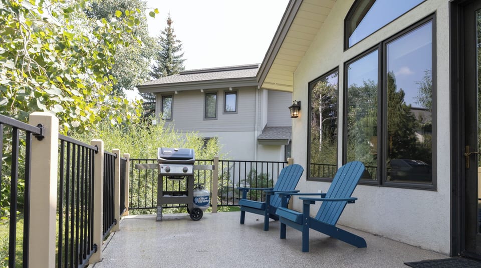 Outdoor Patio with Gas Grill