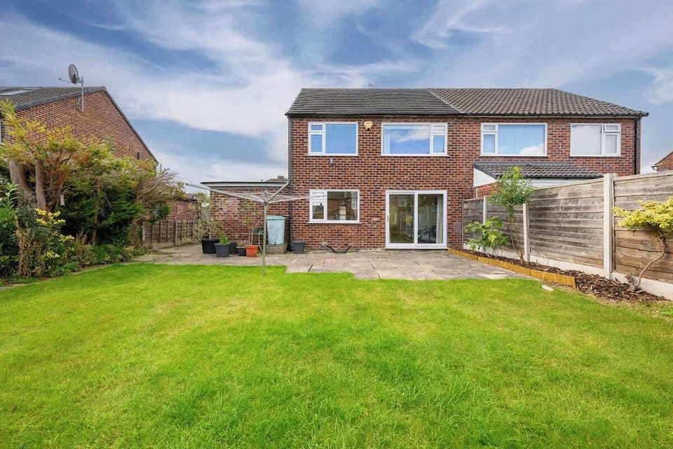 Your own private house with a spacious garden, plenty of space for the family to enjoy