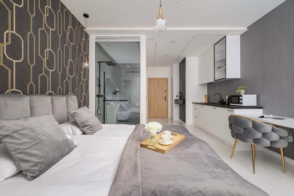 The living area offers a bright and airy space for relaxation.