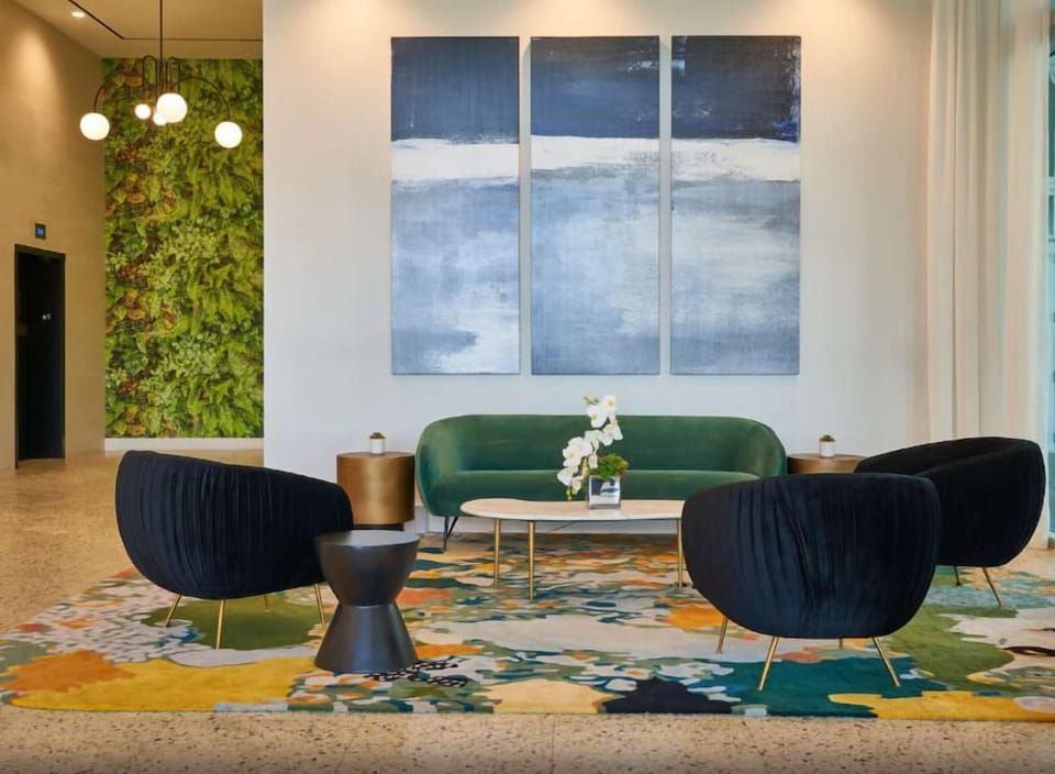 Sink into plush seating and enjoy a calm, quiet moment.