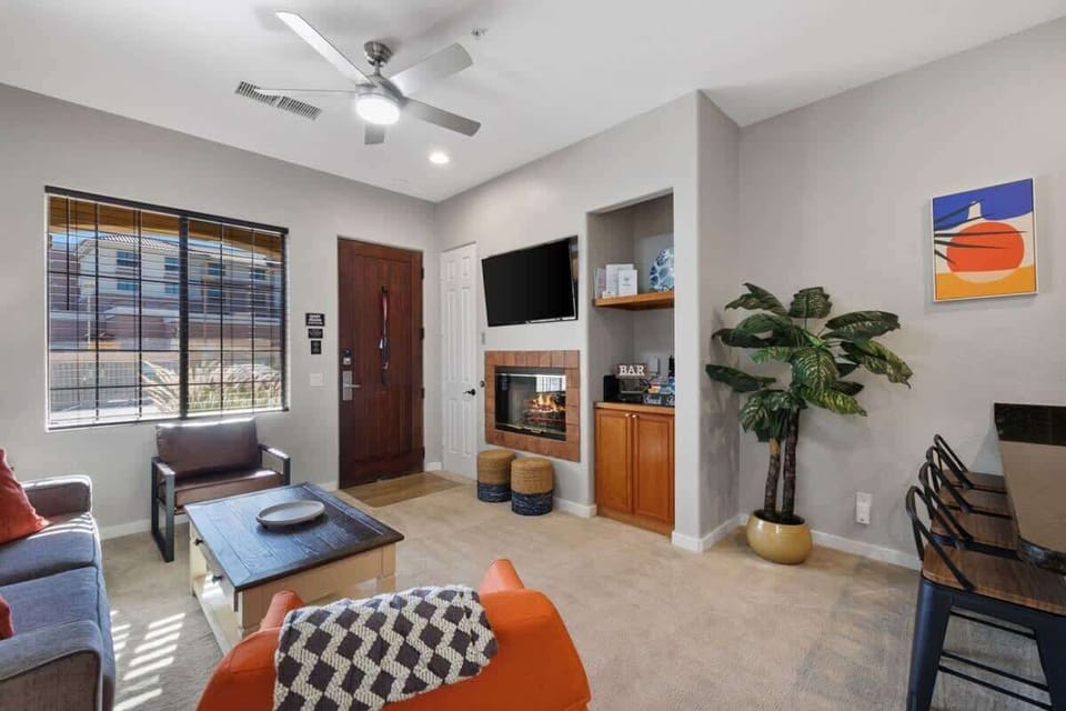 Vibrant lounge area perfect for relaxing or entertaining