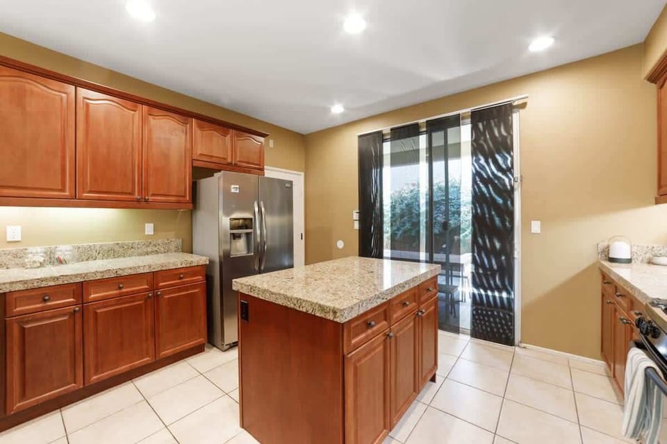 Bright kitchen with ample counter space