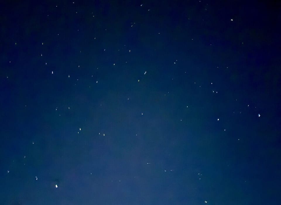 Step outside and be greeted by a sky full of stars