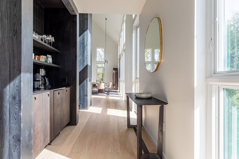 As you walk in, you will feel the clean air and brightness hit you in the face