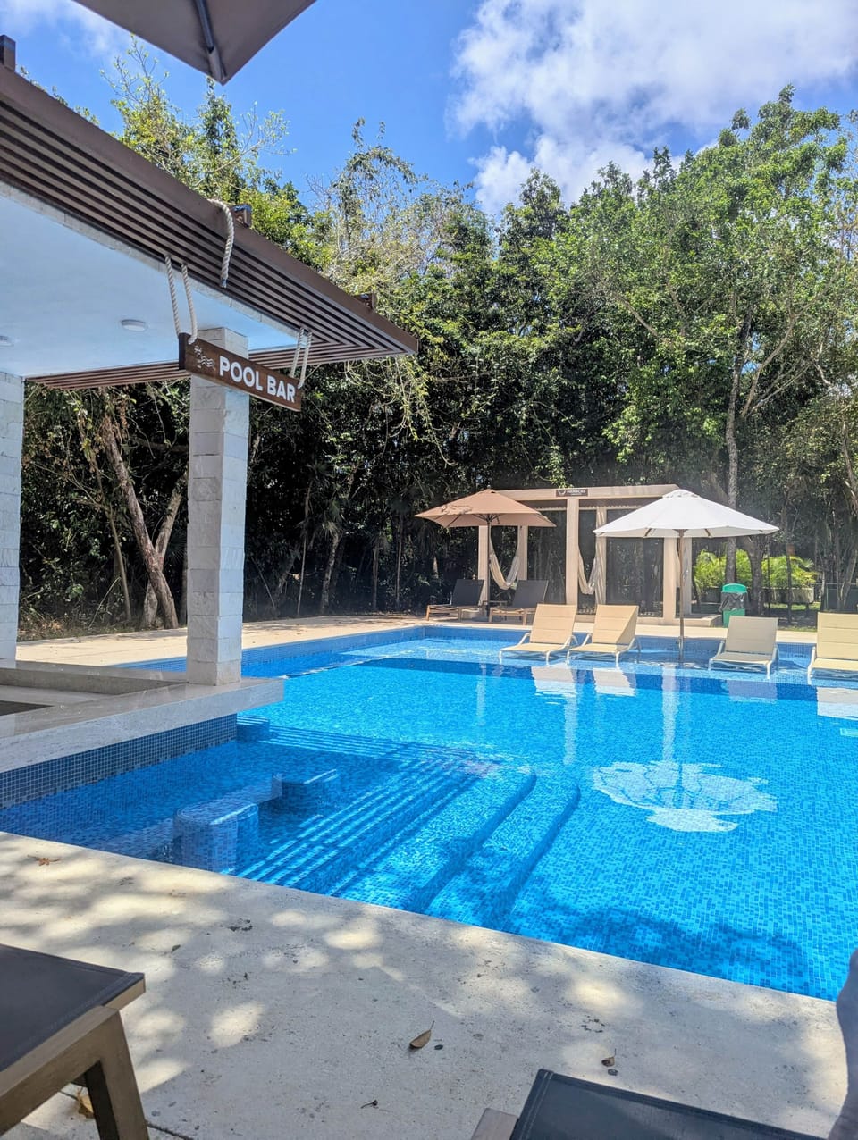 adult pool - a more relaxed pool to relax and connect
