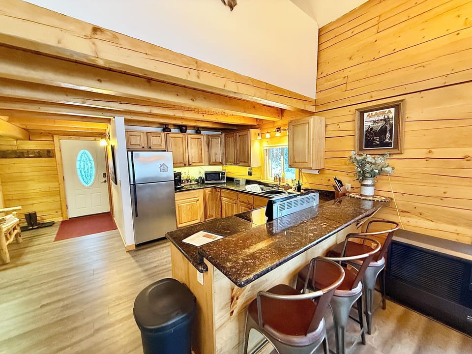 Full kitchen with granite countertops for all your culinary needs
