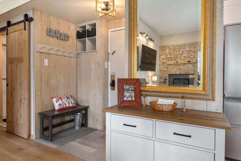 Entry with Bench, Cubbies, Coat Racks