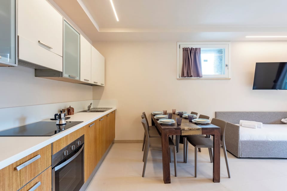 Kitchen and dining area