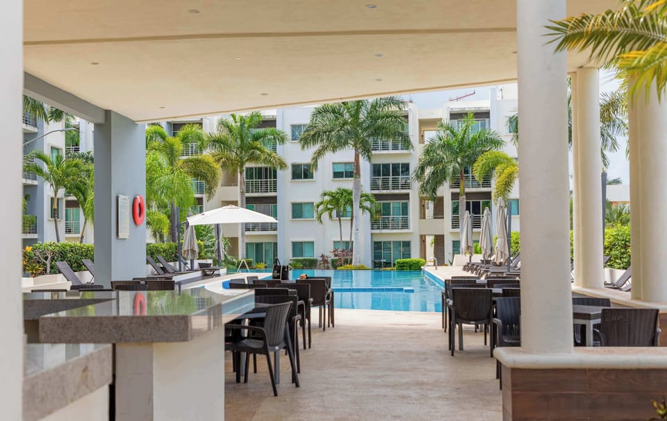 Poolside's Furnished and Covered Terrace