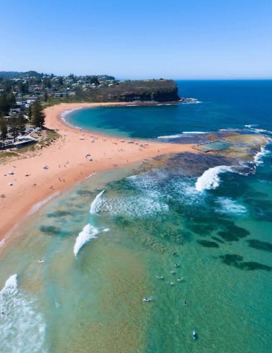 Aerial shot - MV Beach