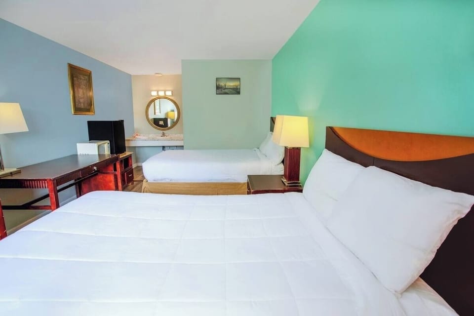 Bedroom. Interior and views may vary based on location and availability