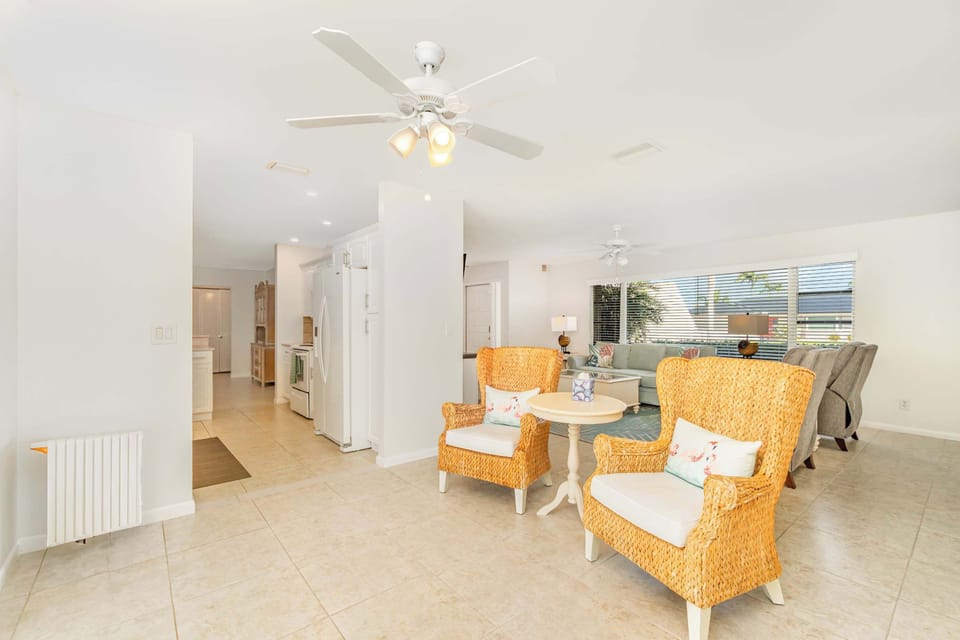 Want to get out of the sun? Enjoy sitting here while watching the outdoor activities