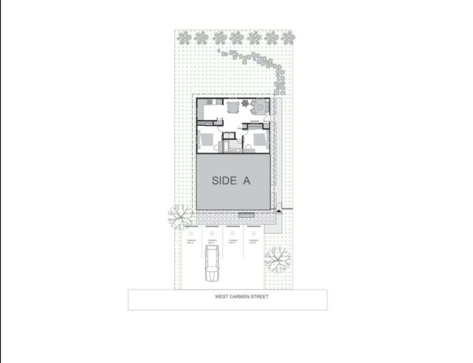 The interior of Unit B - The Bayside Retreat Duplex.