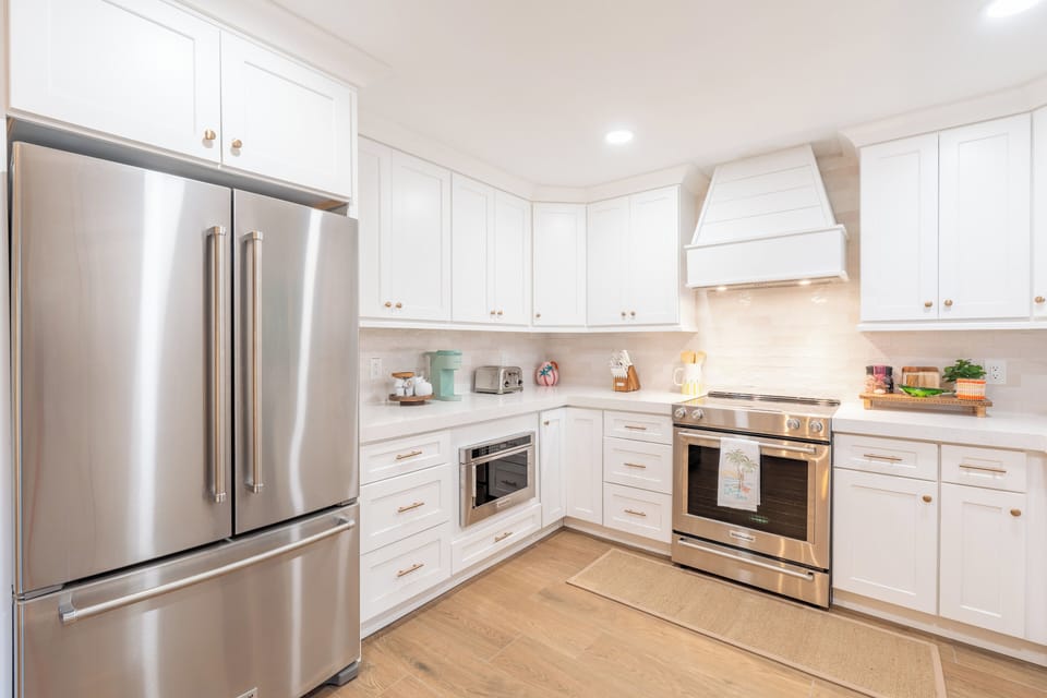 Newly renovated kitchen.