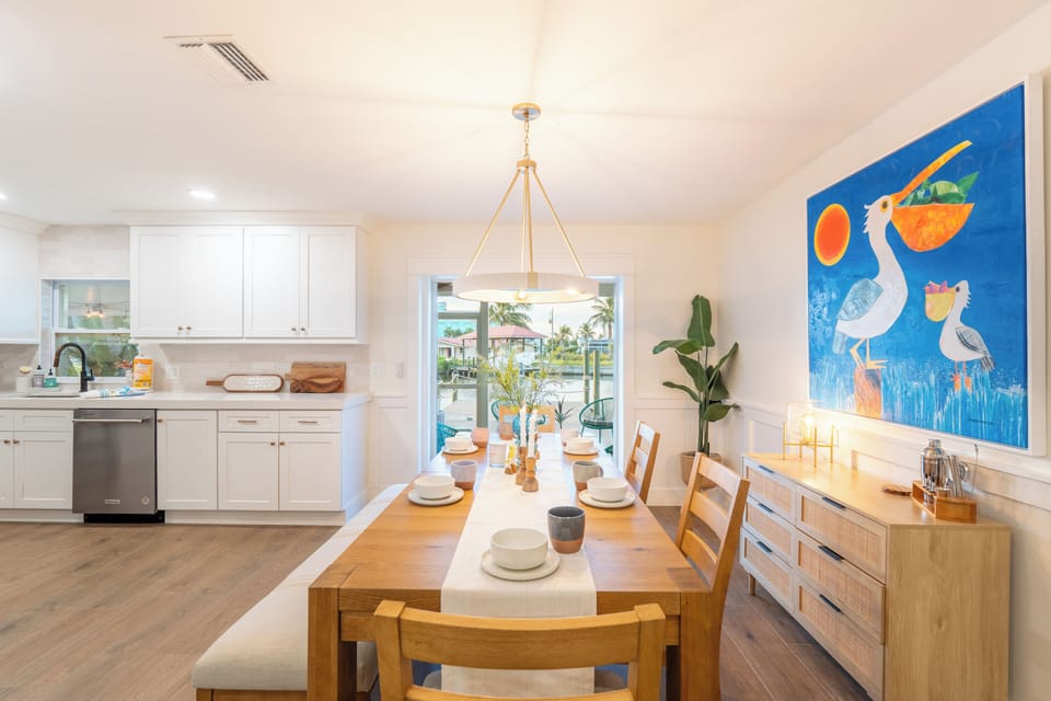 Gather around and enjoy a meal together with views!