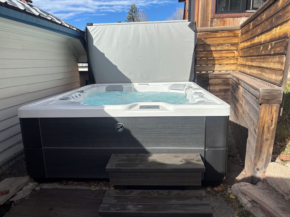 Brand new Hot Springs hot tub, accessed off primary bath.  Wonderful!!!