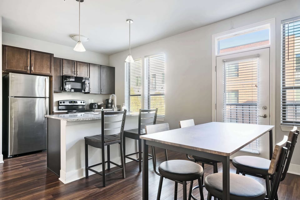 Fully stocked kitchens with startup supplies for your stay.