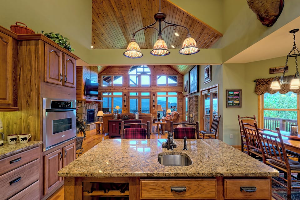View from kitchen