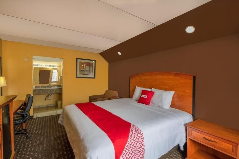 Unwind in crisp linens after a long day exploring.
